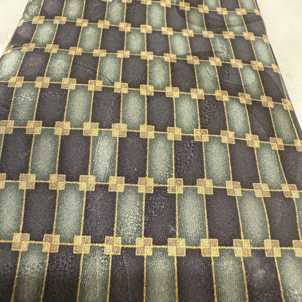 Raphael All Silk Necktie Geometric Pattern Designer Mens‎ Tie
